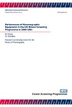 PDF (2186Kb): Performance of Mammographic Equipment in the UK Breast Screening Programme in 2000/2001