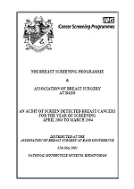 ABS at BASO Breast Screening Audit 2003 - 2004