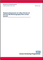 This is a technical evaluation of a new version of the Fuji AD mammography film-screen system