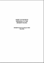 NHSBSP Equipment Report 0404: Audit of Physics Services to the NHSBSP in 2003