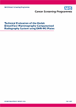 Technical Evaluation of the Kodak DirectView Mammography Computerised Radiography System using EHR-M2 Plates