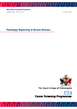 Front cover of NHSBSP Guidelines for Pathology Reporting of Breast Disease