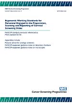 Ergonomic working standards for personnel engaged in the preparation, scanning and reporting of cervical screening slides 6Mb PDF